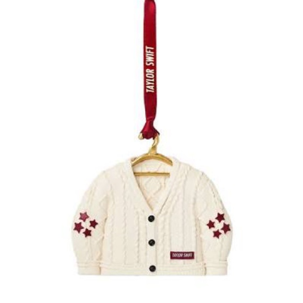 Official Taylor Swift Red (Taylor’s Version) Album Cardigan Ornament